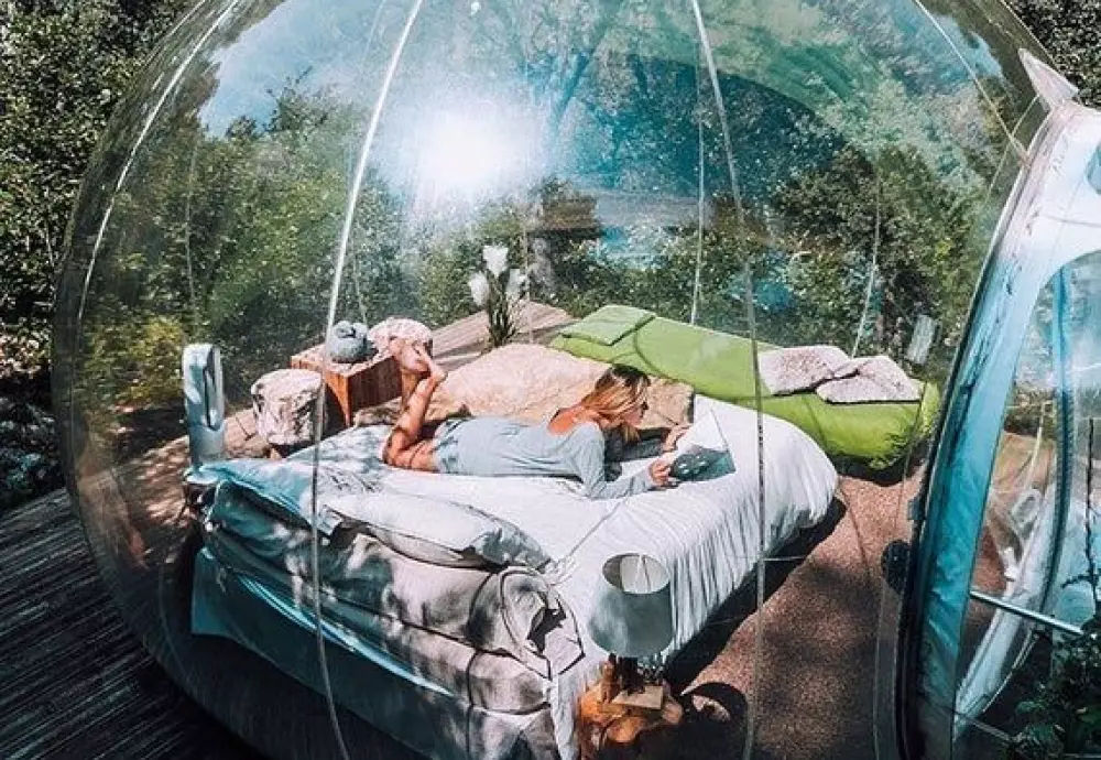 large bubble tent