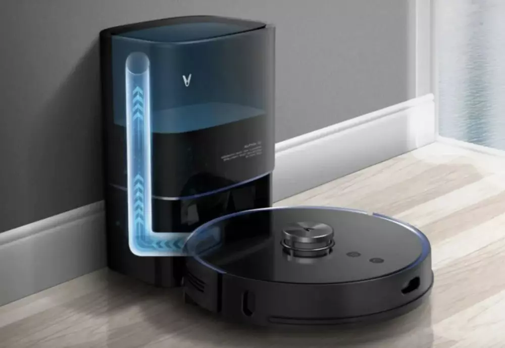 self cleaning vacuum and mop robot